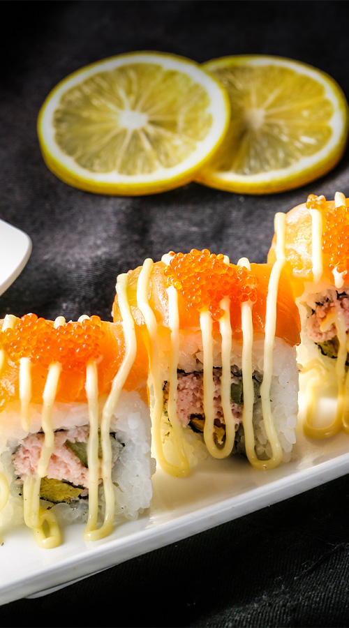 carne de pescado cruda y fresca de sashimi