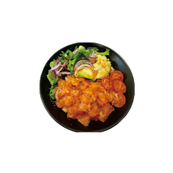 Poké salmón spicy