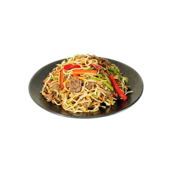 Yakisoba con ternera