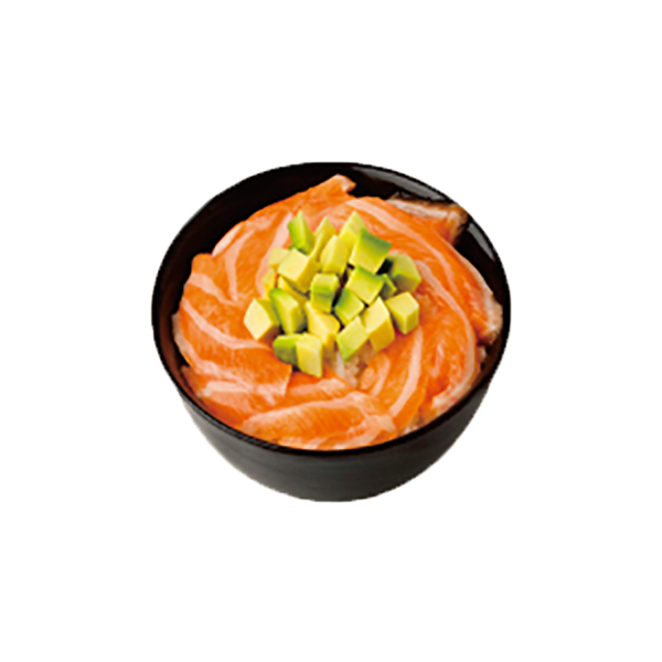 Chirashi de salmón y aguacate