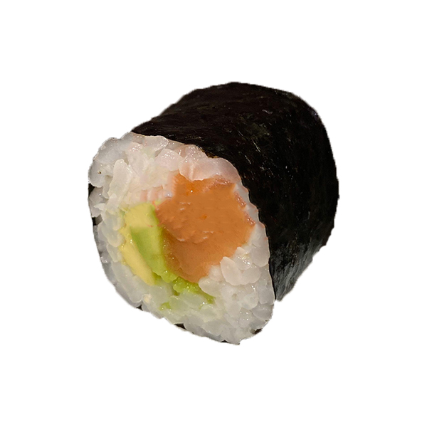 Maki salmón con aguacate