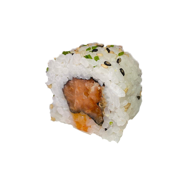 Spicy salmón crunch