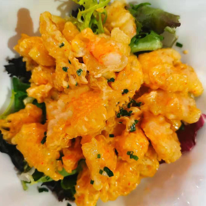 Gambas tempura