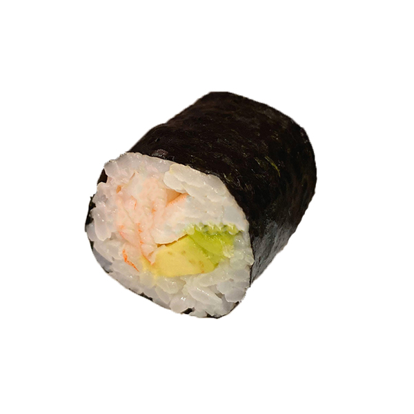 Maki ebi con aguacate